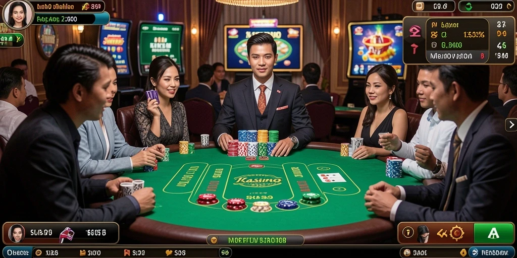 Screenshot aplikasi 34R menampilkan antarmuka utama yang menarik.