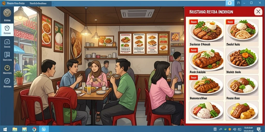 Tampilan antarmuka yang intuitif dan menarik.