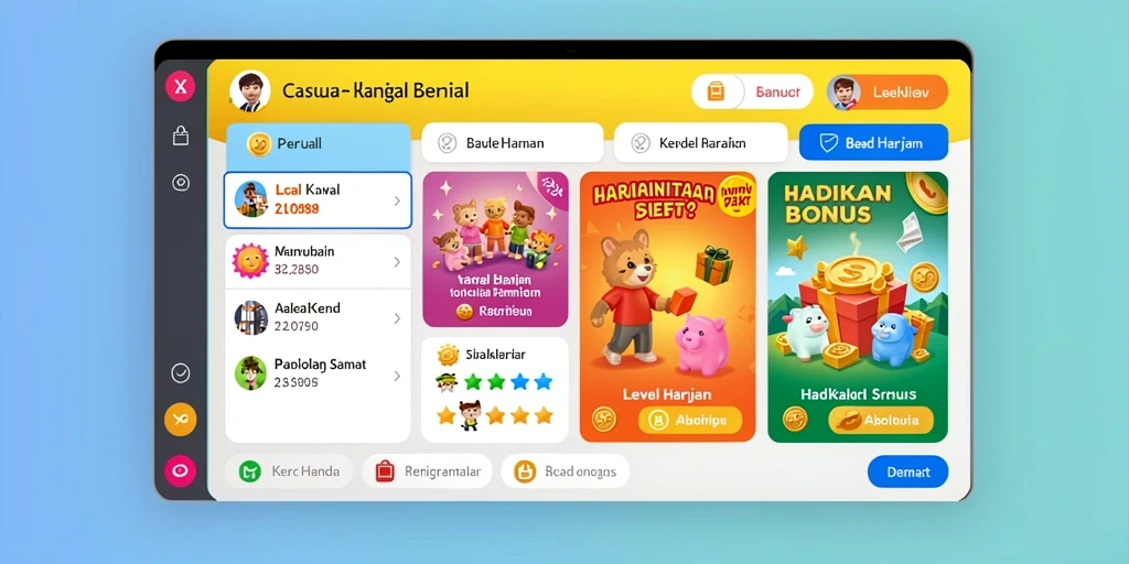Tampilan antarmuka yang menarik dan nyaman digunakan.