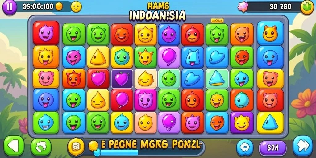 Screenshot 1: Tampilan menu permainan yang menarik.