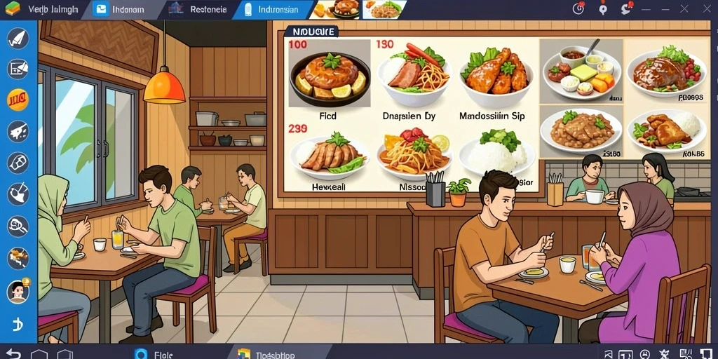 Tampilan antarmuka yang menarik dan modern.