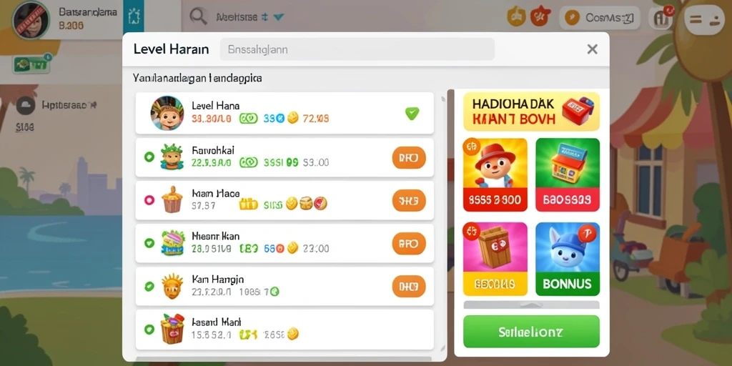 Tampilan grafis yang menarik dan modern.
